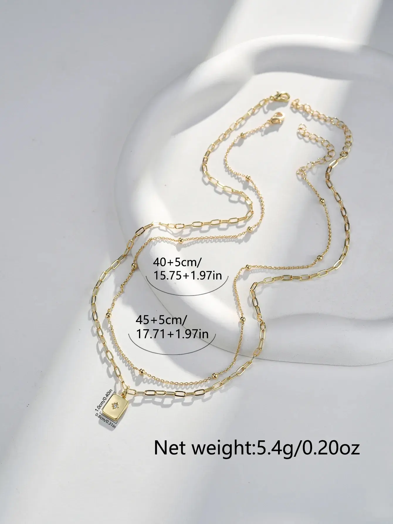 Bar Pendent Layer Necklace - FY0069